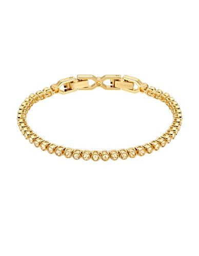 Swarovski Emily 23k Gold-plated Crystal Studded Bracelet