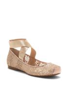 Jessica Simpson Embroidered Ballet Flats