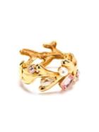 Oscar De La Renta Faux Pearl And Swarovski Crystal Coral Bracelet