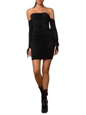 Tiger Mist Peta Self-tie Bodycon Dress