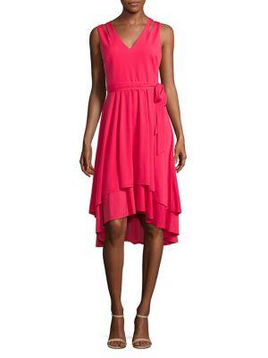 Vince Camuto Plus Tiered Knee-length Dress