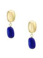 Effy Lapis And 14k Yellow Gold Earrings