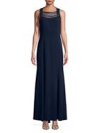 Vince Camuto Embellished Sleeveless Evening Gown