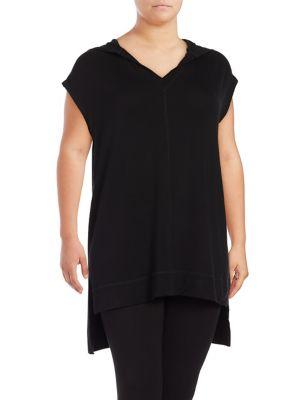 Marc New York Performance Plus Hooded Hi-lo Hem Tunic