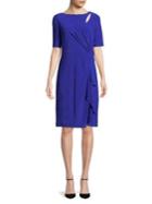Adrianna Papell Knotted Knee-length Dress