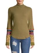 Free People Mixed-media Top