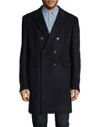 Lauren Ralph Lauren Structured Wool-blend Peacoat