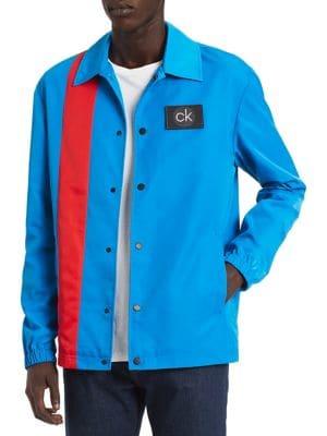 Calvin Klein Logo Collared Jacket