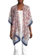 Lord & Taylor Chintz Floral Cape