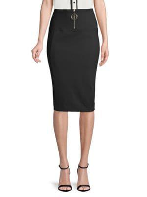 Ivanka Trump Zip Front Pencil Skirt