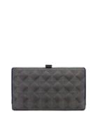 Sondra Roberts Squared Quilted Metallic Clutch