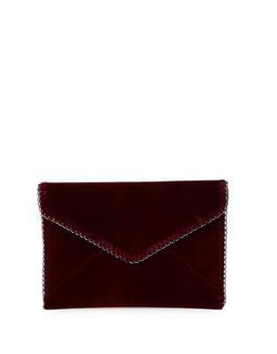 Design Lab Velvet Envelope Clutch
