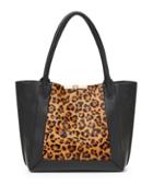 Botkier New York Perry Leather And Calf Hair Tote