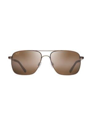 Maui Jim Haleiwa 56mm Aviator Sunglasses