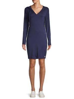 Michael Michael Kors Hooded Knit Dress