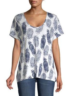 Tommy Bahama Pina Pinata Short Sleeve Top
