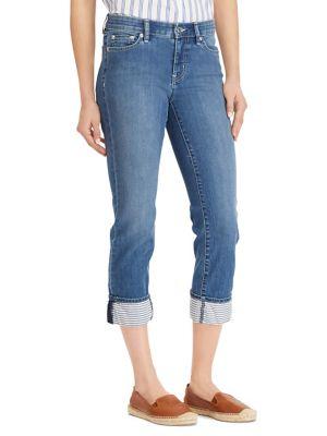 Lauren Ralph Lauren Ultimate Slimming Premier Straight Cropped Jeans
