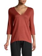 Vero Moda Three-quarter Sleeve High-low Top