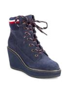 Tommy Hilfiger Solene Suede Lace-up Boots
