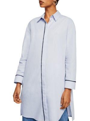 Mango Pao-a Cotton Button-down Shirt