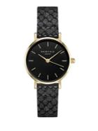 Rosefield The Small Edit Leather-strap Watch