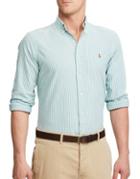Polo Big And Tall Stripe Long-sleeve Cotton Dress Shirt