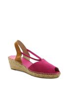 Andre Assous Dainty Espadrille Suede Wedge Sandals