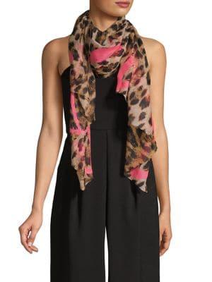 Wdny Leopard-print Scarf