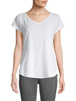 Marc New York Performance Braid-trim Raglan Tee