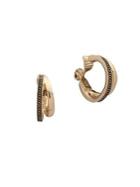 Ak Anne Klein Goldtone Mini Hoop Earrings