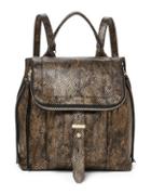 Botkier New York Embossed Leather Backpack