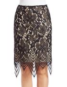 Design Lab Lord & Taylor Lace Pencil Skirt