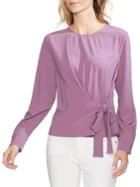 Vince Camuto Ethereal Dawn Tie-front Blouse