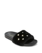 Nine West Pile Slide Sandals