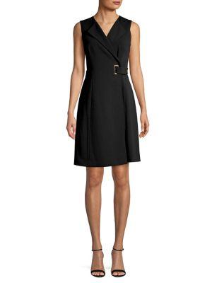 Calvin Klein Belted Coat Dress