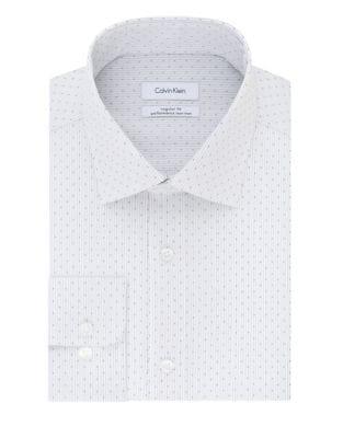 Calvin Klein Regular-fit Printed Dress Shirt