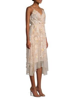 Elie Tahari Lisandra High-low Crossover Dress