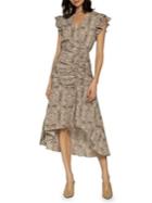Walter Baker Kellie Python-print Dress