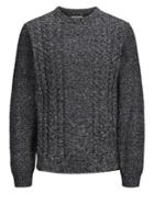 Jack & Jones Cable-knit Crewneck Sweater