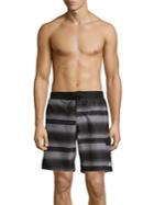 Adidas Swim Striped Swim Trunks