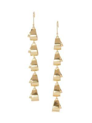 Sole Society Goldtone Linear Drop Earrings