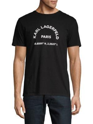 Karl Lagerfeld Paris Latitude & Longitude Tee