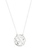 Lord & Taylor Sterling Silver S Initial Pendant Necklace