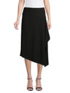 Calvin Klein Textured Asymmetric Midi Skirt