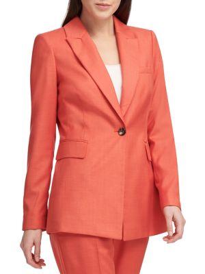 Donna Karan Notch Lapel Suit Jacket