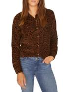Sanctuary Leopard-print Cotton Button-down Shirt