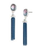 Anne Klein Crystal Tassel Dangle & Drop Earrings