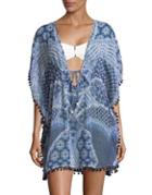 Jessica Simpson Floral Chiffon Cover-up