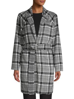 The Fifth Label Treble Plaid Long Coat