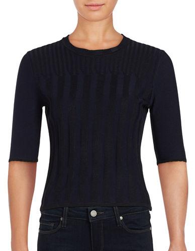 Ivanka Trump Crewneck Textured Sweater